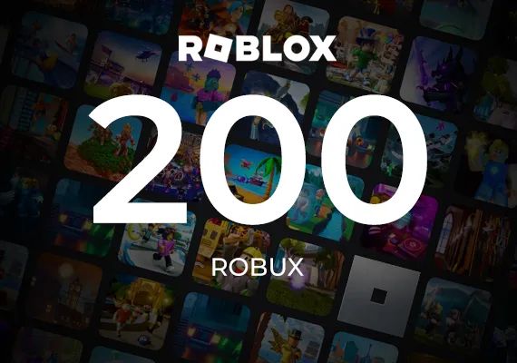 Roblox 200 Robux (Gift Card)