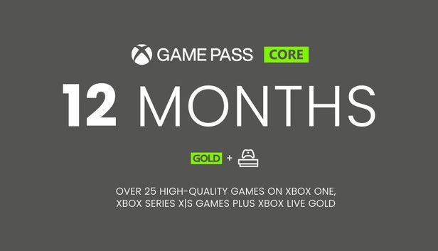 Xbox Game Pass Core 12 Months - Europe