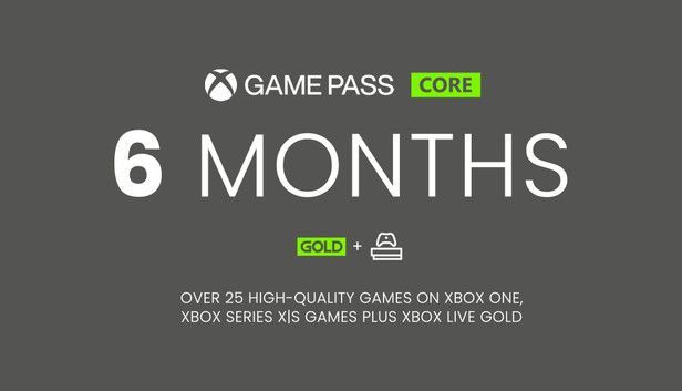 Xbox Game Pass Core 6 Months - United States