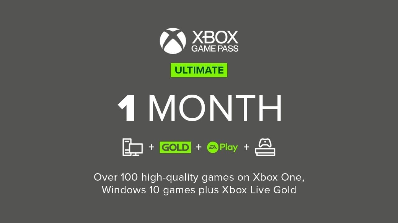 Xbox Game Pass Ultimate - 1 Month (Non-Stackable)